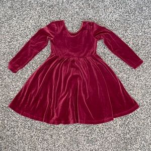 Hanna Andersson Velour Skater Dress